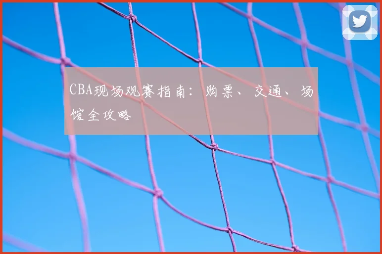 CBA现场观赛指南：购票、交通、场馆全攻略